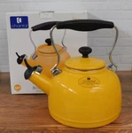 Chantal Enamel On Steel 1.7 Quart Vintage Kettle, Marigold *new*. Price: $79.95.