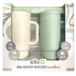 Ello Port 40-OZ. Stainless Steel Leak-proof Easy Clean Tumbler With Handle, 2PK New. Price: $24.99.