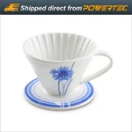 Blue Brew Ceramic Pour Over Coffee Dripper For 1-2 Cups (BB1001) New. Price: $12.99.