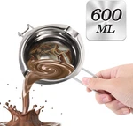Chocolate Melting Pot - 600ML Double Boiler With Heat Resistant Handle, Stainles New. Price: $18.72.