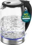 Cosori Electric Kettle, No Plastic Filter Spout, 1.7L Tea Hot Water New. Price: $39.99.