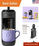Coffee Maker Small Space Single Serve Compact Drip Machine 12OZ New. Price: $162.85.