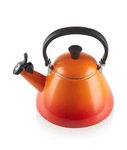 Nib Beautiful Creuset Flame Orange Kone Whistling Tea Kettle 1.7 Qt. Price: $114.99.