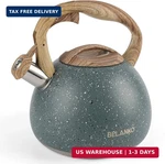 Belanko 2.7 Quart Kettle For Stovetops - Food Grade Stainless Steel Teapot New. Price: $47.03.