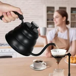 Apusu Gooseneck Stove Top Kettle 1L Stainless Steel Built-in Thermometer Black New. Price: $35.20.