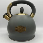 Luxgrace Whistling Stovetop Tea Kettle Stainless Steel And Matte Grey Used. Price: $10.99.