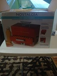Nostalgia Hot Dog Steamer Red Cool-touch Handles Bun Warming Tray Cooking Dial New. Price: $55.00.