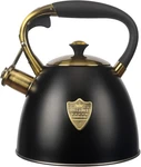 -2.9 Quart Kettles Stovetop Whistling Teapot Stainless Steel New. Price: $42.99.