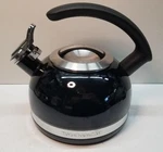 Kitchenaid Porcelain Enamel Whistling Stovetop Kettle Tea Whistle Pot 2.0 Qt Used. Price: $17.99.