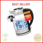 Ovente Electric Kettle With 1.7L Borosilicate Glass, 1500W Instant Water Boiler New. Price: $51.52.