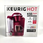 Keurig K55 Classic K-cup Coffee Maker Rhubarb Red 119435 W/ Box Excellent Used. Price: $59.99.