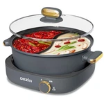 Dezin Hot Pot Electric With Divider, 4L Shabu Black New. Price: $107.80.
