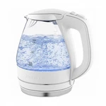 1.5L Borosilicate Glass Electric Kettle, White, Automatic Power-off, With Filter New. Price: $17.09.