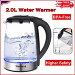 Tabletop 1000W 2L Electric Glass Hot Water Tea Pot Coffee Kettles Fast New. Price: $36.48.