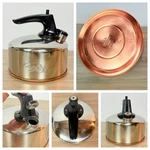 Vtg Beauty! 1997 Paul Revere Ware Copper Bottom Whistling Tea Kettle Quart 1QT Used. Price: $29.99.