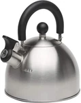 Primula Stewart Whistling Stovetop Tea 1.5 Quarts, Brushed With Black Handle New. Price: $21.55.