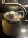 Vintage Stainless Steel Tea Kettle Retro Kitchen Stove Top Pot Collectible T-fal Used. Price: $19.99.