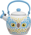 Supreme Enameled Steel 2.1 Quart Owl Design Stovetop Kettle *new*. Price: $79.95.