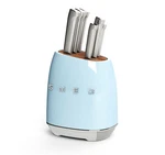 Smeg KBSF01PB 7PC Knife Set Pastel Blue W/ Stainless Steel Handles (open Box). Price: $449.97.