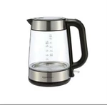 Amazon Basics Glass Carafe Electric Hot Water Kettle, 1.8 Quarts (1.7L), 1500W, New. Price: $25.00.