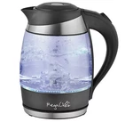 Megachef 1.8-LITER Glass & Stainless Steel Electric Teakettle New. Price: $240.00.
