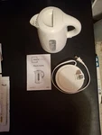 Mainstays 1.7L Electric Kettle, Color White, Model MS550236 One Touch Used. Price: $15.00.