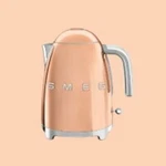 Smeg KLF03 Electric Kettle Rose Gold 1.7L Japan Genuine Box Damaged New. Price: $397.00.