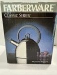 Farberware Classic Sausalito Whistling Tea Kettle Stainless Steel 1.5 Quart New. Price: $39.99.