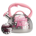 Paris Hilton Whistling Stovetop Tea 2.5 Quarts, "that's Hot" Color Changing New. Price: $57.11.