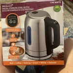 Brentwood 1.7 Liters Digital Stainless Steel Kettle Black, Silver KT-1796DS New. Price: $45.00.