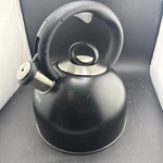 Cuisinart Qt Stovetop Tea Kettle CKS-22MB Matte Black S/s Whistling Used. Price: $20.00.