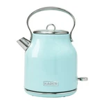 Haden Heritage 1.7 Liter Stainless Steel Body Electric Kettle, Turquoise (used). Price: $52.81.