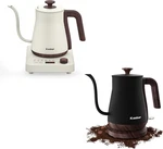 Electric Gooseneck Kettle - 2 X 0.8L, 6 Temp Presets, 1000W, Stainless Steel New. Price: $172.99.