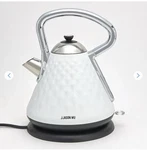 Jason Wu 1.7L Cordless Electric Kettle White Stainless Steel 1500W 120V Open. Price: $23.00.