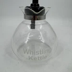 12 Cup Stove Whistling Tea Kettle For On Electric Glass Cook-top & Gas Used. Price: $11.63.