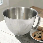 Kitchenaid Stainless Steel Mixing Bowl With Handle 3.5 Quart KSM35SSFP Ec Used. Price: $69.99.