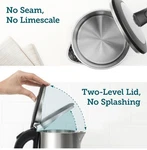 Cosori Electric Kettle 1.5L Stainless Steel Double Wall Auto Shut-off 1500W New. Price: $52.99.