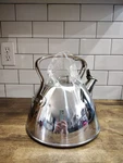 All-clad Stainless-steel Tea Kettle New, No Box Open. Price: $69.00.