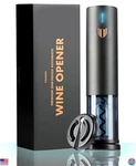 Rechargeable Electric Wine Opener Corkscrew With Foil Cutter & Led Lights New. Price: $45.39.