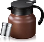 Paracity Thermal Coffee Carafe/tea Pot With Ceramic Liner 27 Oz, Small Brown New. Price: $24.70.