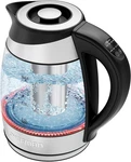 Chefman 1.8L Temp Control Glass KETTLE-5 Presets Tea Infuser Stainless 360 New. Price: $58.37.