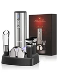 Electric Wine Opener Set With Stand, Gift Rechargeable New. Price: $120.86.