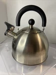 Primula Stainless Steel Folding Handle 1.5 Quart Whistling Spout Tea Kettle Used. Price: $20.97.