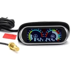 2-IN-1 Water Temperature & Voltage Gauge Kit For Car, Boat, Truck, Motorcycle New. Price: $22.54.