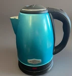 Americana Classics Electric Kettle 1.8L 1000 Watt Aqua Blue AMC-TK2 New With Box. Price: $19.99.