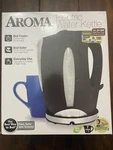 Aroma Electric Water Boil Kettle AWK-108 Auto Shut Off Black Free Shipping 1.7QT New. Price: $44.95.