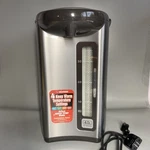 Zojirushi CD-WHC40XH Micom Water Boiler And Warmer, 135 Oz, Stainless Gray Used. Price: $85.00.
