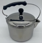 Vintage Farberware Stainless Steel Tea Kettle Pot W/ Lid New York Usa Rare Used. Price: $39.95.