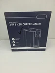 Kidisle 3 1 Single Serve Coffee Maker, Black Open Box New Inside Tested. Price: $30.00.