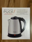 Wolfgang Puck Cordless Water Kettle 1.7 Liters Brushed Stainless New. Price: $25.00.